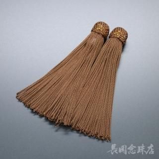 正绢房 念珠 数珠 房 交換 軸付き 正絹 パーツ 29色 修理 制作 正絹軸付房