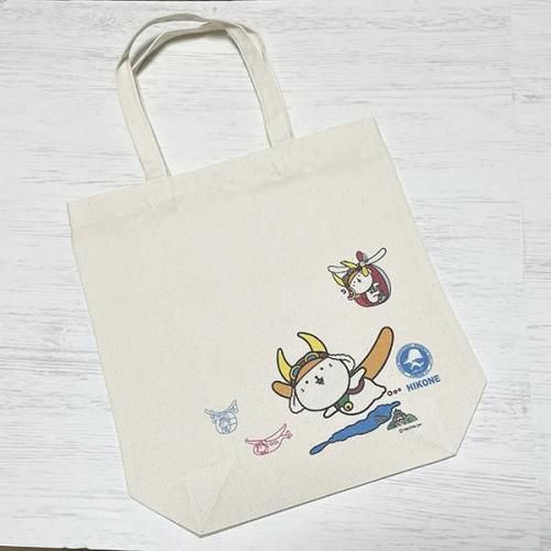 鳥人間コンテスト×ひこにゃん＿キャンバストートバック