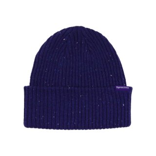 <img class='new_mark_img1' src='https://img.shop-pro.jp/img/new/icons5.gif' style='border:none;display:inline;margin:0px;padding:0px;width:auto;' />Text logo Tweed beanie (PURPLE)