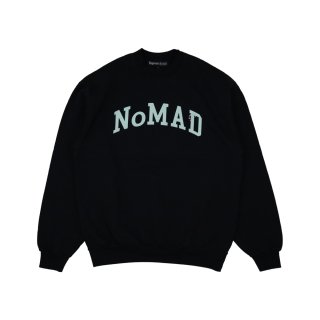 <img class='new_mark_img1' src='https://img.shop-pro.jp/img/new/icons5.gif' style='border:none;display:inline;margin:0px;padding:0px;width:auto;' />Nomad museum-logo Sweat shirt (OFF BLACK)