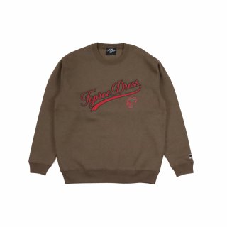 <img class='new_mark_img1' src='https://img.shop-pro.jp/img/new/icons5.gif' style='border:none;display:inline;margin:0px;padding:0px;width:auto;' />Script-logo Sweat shirt (DARK BROWN)