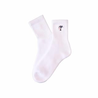 <img class='new_mark_img1' src='https://img.shop-pro.jp/img/new/icons5.gif' style='border:none;display:inline;margin:0px;padding:0px;width:auto;' />Embroidery Relax-Logo Sox (WHITE)