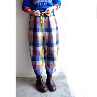 L A D I E S ボトムス - リトアニアリネンと伝統工芸☆ラブディエン