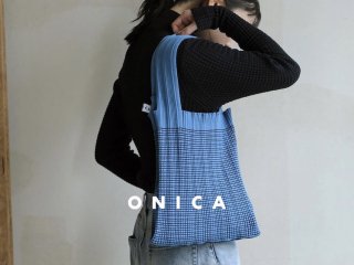 ONICA  Organic cotton Handy bag  Хå ˥ååȥ 顼Blue