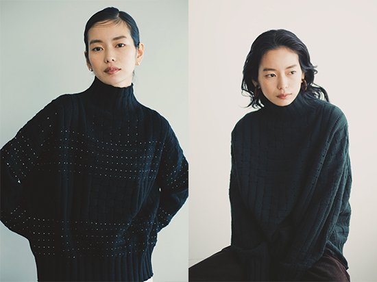 ONICA ／ Cotton Wool Turtleneck Jumper ／ コットン ウール タートルネック ニット／ カラー：Black ／  送料無料 - フィンランド 絵本・ヴィンテージ食器 KORVAPUUSTI