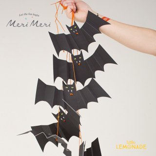 【Meri Meri】 HALLOWEEN ハンギング バット デコレーション（45-2446）こうもり bat ハロウィン メリメリ