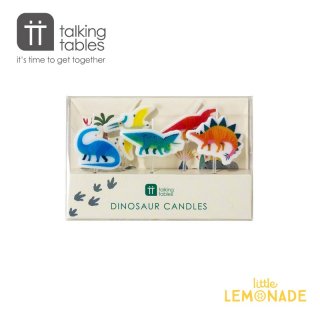 【Talking Tables】恐竜デザイン パーティーキャンドルセット(DINO-CANDLES) トーキングテーブルス