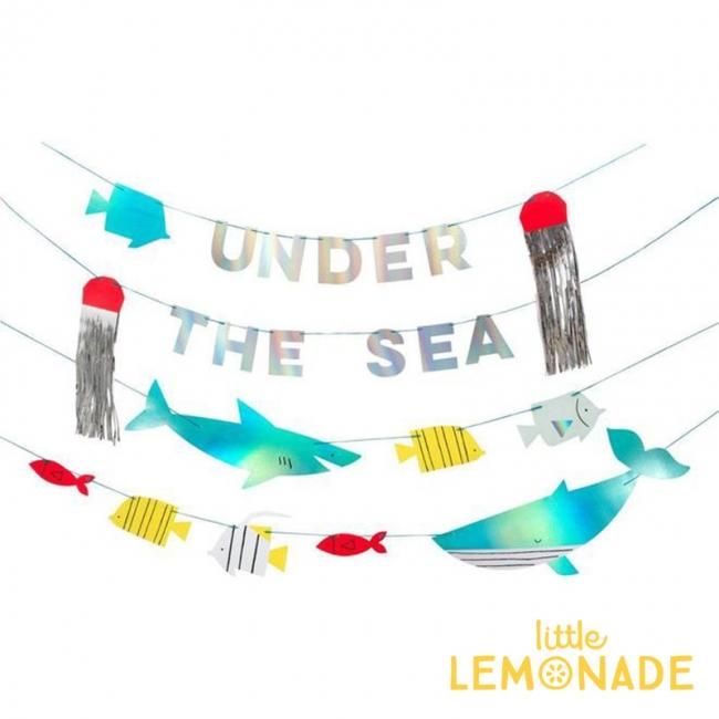 Meri Meri アンダーザシー ガーランド 海 飾り付け Under The Sea バナー 誕生日 バースデイ デコレーション装飾 飾り付け お祝い 男の子 マリン 夏 サマー メリメリ あす楽 リトルレモネード Meri Meri アンダーザシー ガーランド 海 飾り付け Under The Sea バナー 誕生日 バースデイ デコレーション装飾 飾り付け お祝い 男の子 マリン 夏 サマー メリメリ あす楽 リトルレモネード