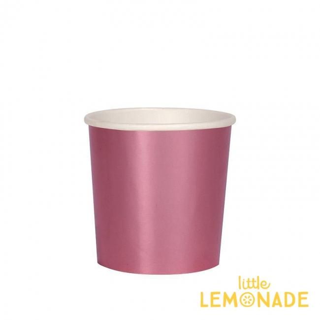 Meri Meri フォイルピンク ペーパーカップ 8個入り スモールサイズ 紙コップ 紙カップ カップ Small Foil Pink Cup 使い捨てカップ ホームパーティー 誕生日 ホットピンク メタリック メリメリ あす楽 リトルレモネード