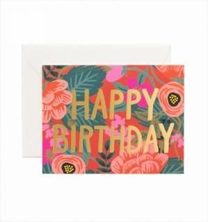 RIFLE PAPER 饤եڡѡ Сǡ/Poppy Birthdayʥݥԡե (GCB034)
