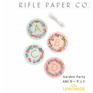 【RIFLE PAPER ライフルペーパー】ガーデンパーティ・レターガーランド（PSG001）パーティ—アイテム