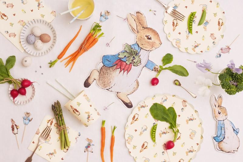 Meri Meri ピーターラビット ケーキトッパー 6本セット Peter Rabbit Friends Toppers イースター ケーキ飾り バースデイケーキ パーティー ホームパーティー 誕生日 イースター バースデイ バニー ケーキデコレーション あす楽 リトルレモネード メリメリ