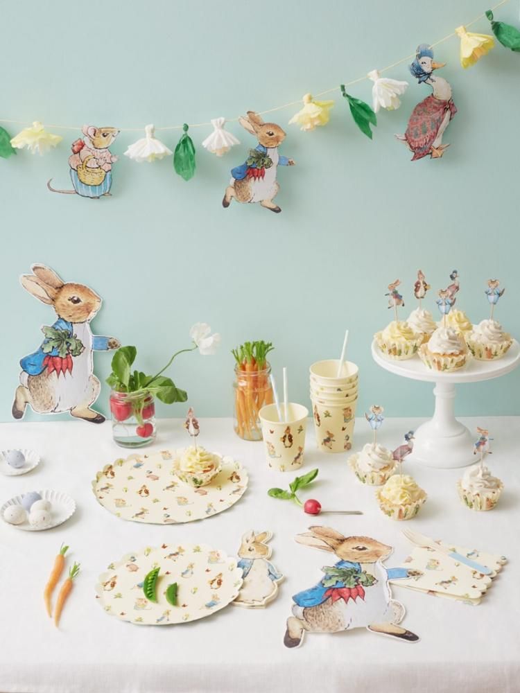 Meri Meri ピーターラビット フードピック 12本セット Peter Rabbit Friends Party Picks パーティーピック トッパー カップケーキ イースター ケーキ飾り バースデイケーキ パーティー 誕生日 イースター バースデイ バニー あす楽 リトルレモネード メリメリ