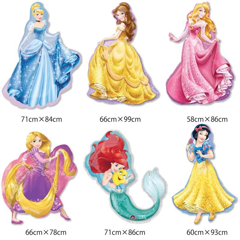 【貴重】ディズニープリンセス オーナメント　プリンセス15体＋野獣1体セット ディズニープリンセスの風船セット - キッズパーティー リトル