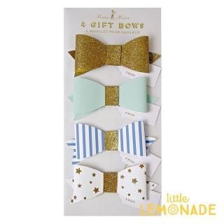 MeriMeriۥ֥롼եȥܥ 4ĥåȡWrapped Up Blue Bow   ܡ  ץ쥼 եȡ45-1243