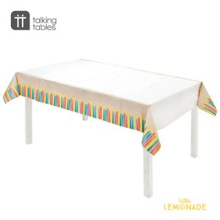 【Talking Tables】HAPPY BIRTHDAY キャンドルデザイン 紙製テーブルカバー（TMW-ECO-TCOVER）