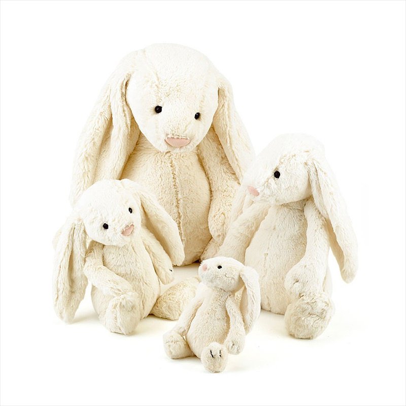 Jellycat】 Bashful Cream Bunny Hugeサイズ (XL) バニー クリーム ホワイト うさぎ ぬいぐるみ ジェリーキャット  白 (BAH2BCNN)