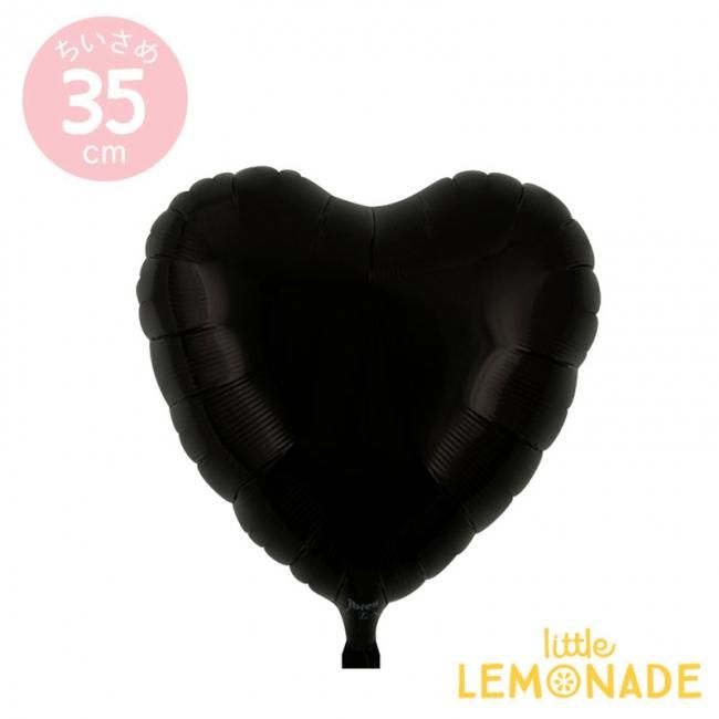 ブラックハートのフィルム風船 14インチ | リトルレモネード