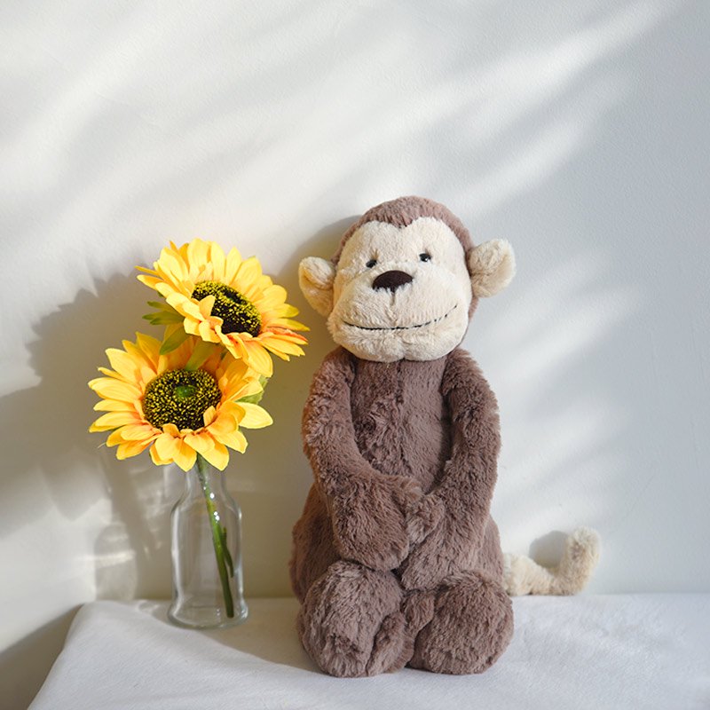 Jellycat】 Bashful Monkey Lサイズ モンキー ぬいぐるみ さる 36cm