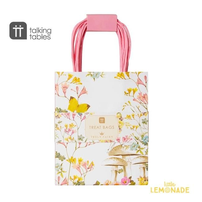 Truly Fairy ペーパーバッグ 8枚セット Talking Tables Truly Fairy Treat Bags 紙袋 トリートバッグ 蝶 ちょうちょ ラッピング 誕生日会 女の子 パーティー お土産袋 プチギフト 春 妖精 Tsfairy Treatbag あす楽 リトルレモネード