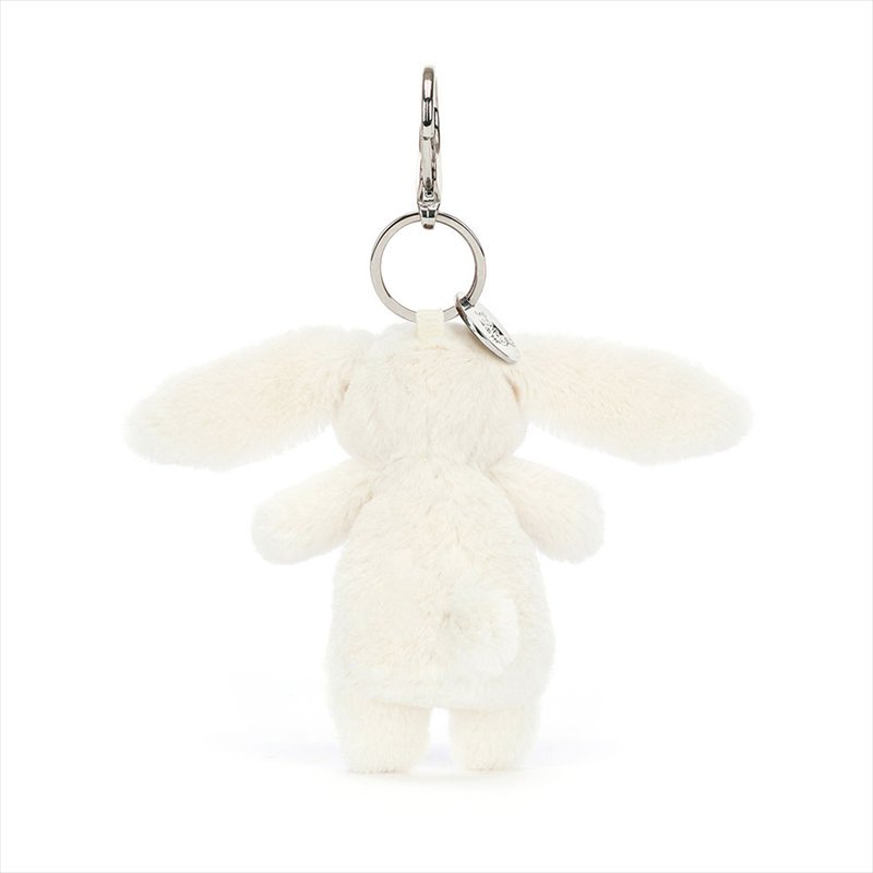 Jellycat ジェリーキャット】 バッグチャーム 全4色 【 チューリップ(BB4TBC) ベージュ(BB4BBC)  ブラッシュ(BB4BLUSHBC) クリーム(BAS4CBCRN) 】 Bashful Bunny Bag Charm キーホルダー 手のひらサイズ  うさぎ ぬいぐるみチャーム【正規品】 リトルレモネード