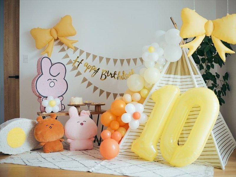 風船】お花のバルーンが作れるDIYキット 3個分 誕生日 バルーン