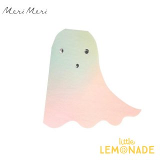 【Meri Meri】 ハロウィン ゴースト パステルカラー ナプキン  Pastel Halloween Ghost Napkins  ダイカット ペーパーナプキン　(216640)