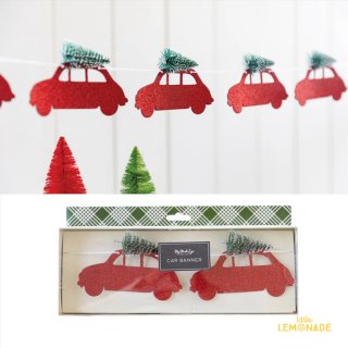 【my mind's eye】 グリッターレッド 車のクリスマスバナー Glitter Cars Christmas Banner   (PLHb25)