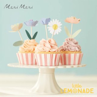 【Meri Meri】 フラワーガーデン カップケーキキット【お花のピックとベーキングカップのセット】 Flower Garden Cupcake Kit  (222822)