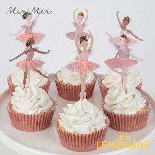 【Meri Meri】 バレリーナカップケーキキット 【バレリーナのピックとベーキングカップのセット】 バレエ Ballerina Cupcake Kit  (222939)