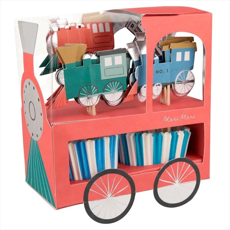 Meri Meri】 Train Cupcake Kit トレイン カップケーキキット