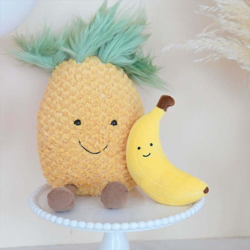 【Jellycat ジェリーキャット】 Fabulous Fruit Banana (FABF6B) バナナ ぬいぐるみ【プレゼント 出産祝い  ギフト】【正規品】 あす楽 リトルレモネード