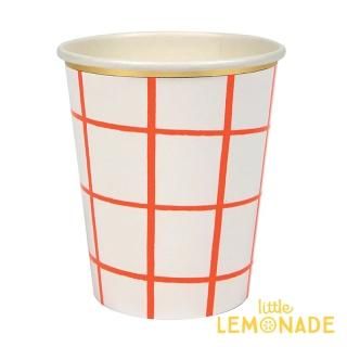 Meri Meri CORAL GRID PARTY CUP 8 å å  ڡѡå 楫å 楳å 45-2995