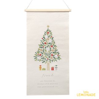 刺繍タペストリー   【クリスマスツリー】 バナー Xmas  tree  クリスマスツリー Christmastree 飾りつけ 壁 飾り  (CM1530-A)