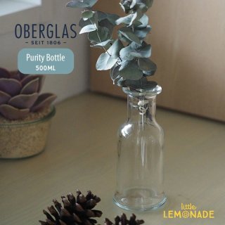 【OBERGLAS】 Purity Bottle 500ml / 22.5cm 花器 花瓶 インテリア フラワーベース カラフェ ドリンクボトル　(OG-003)