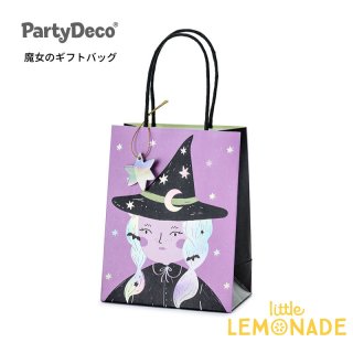 【Party Deco】 魔女のギフトバッグ 1枚 ウィッチ Witch ペーパーバッグ 紙袋 ハロウィン halloween ハロウィーン ギフトバッグ ラッピング   (TNP27)