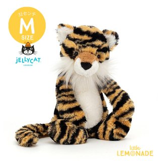 【Jellycat ジェリーキャット】  Mサイズ Bashful Tiger　Mサイズ ぬいぐるみ トラ 【正規品】 BAS3TIG