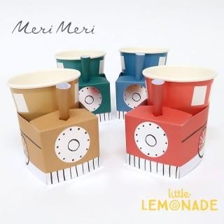 Meri Meri SLȥ쥤3D ڡѡå 8 Train Cups 楳å ż ֡210610