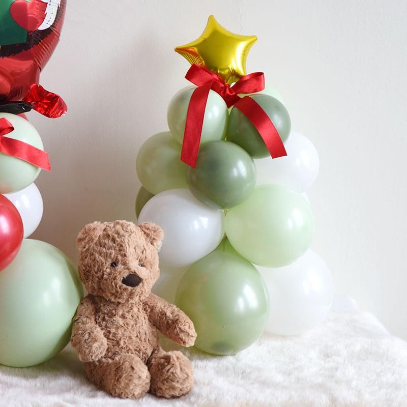 クリスマス バルーンツリー 完成品 【膨らませてお届け】 色が選べる