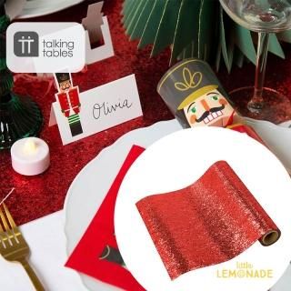 Talking Tables å ơ֥ʡ /  LUXE RED GLITTER TABLE ơ֥󥿡 ơ֥륳ǥ͡ LUXE-RUN-RG
