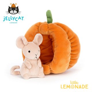 【Jellycat ジェリーキャット】  Brambling Mouse  ネズミ カボチャ  ぬいぐるみ  (BRAM2M) 【正規品】