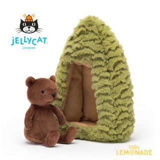 Jellycat ꡼åȡ  Forest Fauna Bear ե쥹 ե ٥ ̤  ꡼α   (DA3D) ʡ