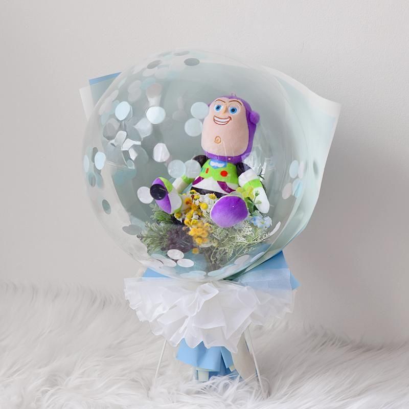 ぬいぐるみ入りバルーンブーケ★ ディズニーキャラクター ぬいぐるみブーケ アレンジメントバルーン