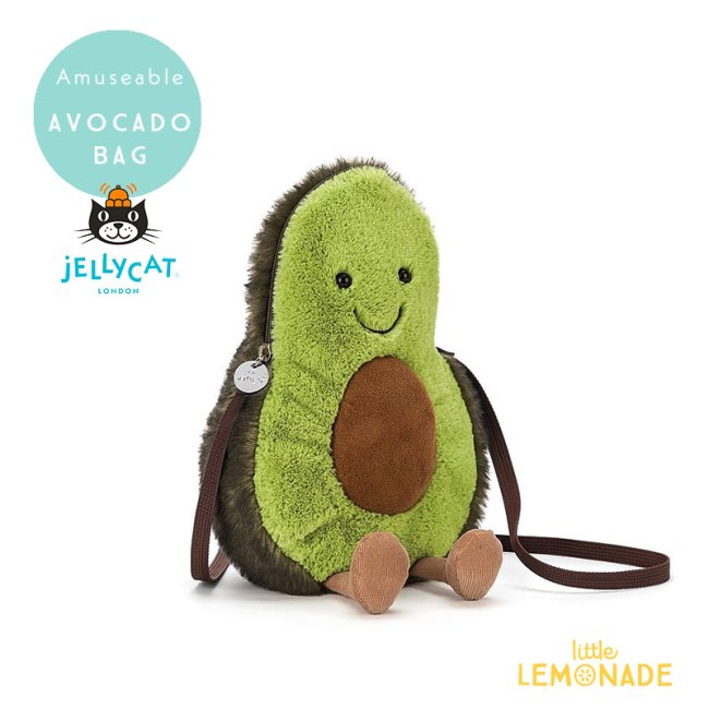 Jellycat ジェリーキャット】Amuseable Avocado Bag (A4ASB) アボカド 