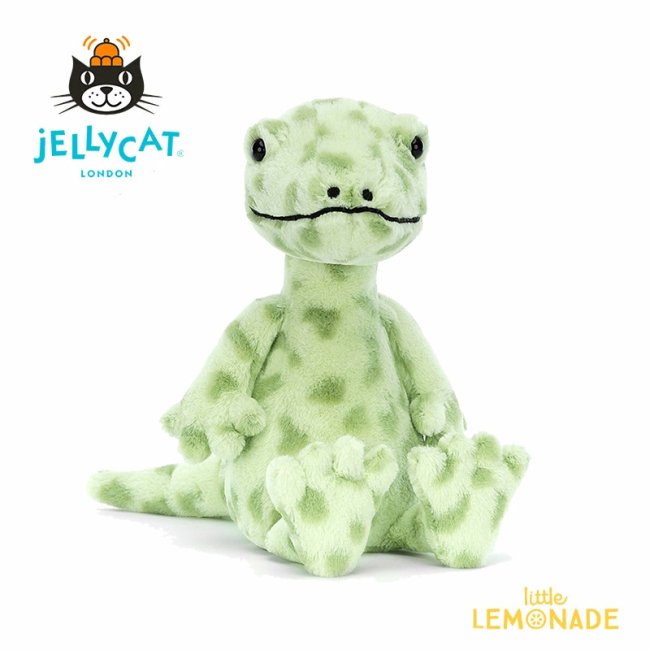 【Jellycat ジェリーキャット】 Gunner Gecko ガンナーゲッコー【プレゼント 出産祝い ギフト】 H25 X W10 CM ヤモリ  ぬいぐるみ ミントグリーン 【正規品】 あす楽 リトルレモネード GUN3G Lnw