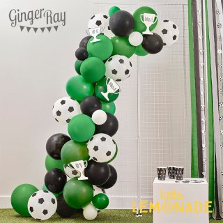 【Ginger Ray】 フットボールバルーンガーランド  Football Balloon Arch with Card Trophy Decorations  FT-100