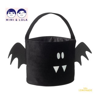 【Mimi&Lula】  Bat trick or treat bag バットトリック・オア・トリートバッグ こうもり かばん バケットバッグ ハロウィン（135019 03） ミミ＆ルーラ