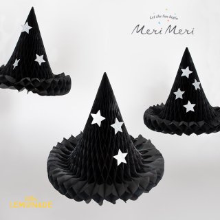 <img class='new_mark_img1' src='https://img.shop-pro.jp/img/new/icons1.gif' style='border:none;display:inline;margin:0px;padding:0px;width:auto;' />【MeriMeri】 Hanging Honeycomb Witch Hat Decorations 魔女の帽子の吊り下げ装飾 ハロウィン  (268816) 