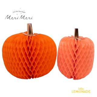 【MeriMeri】 Halloween Honeycomb Pumpkins ハニカム パンプキン 2個セット かぼちゃ ハロウィン  (217315) 