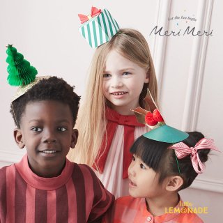 【Meri Meri】 ミックス クリスマス パーティーハット 6個セット Mixed Christmas Party Hats 帽子 ペーパーハット （224307）